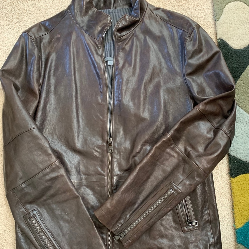 John varvatos leather jacket